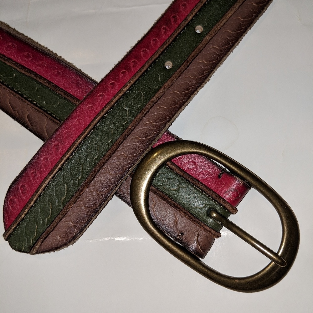  LUCKY brand Misses belt, all leather - 3 colors